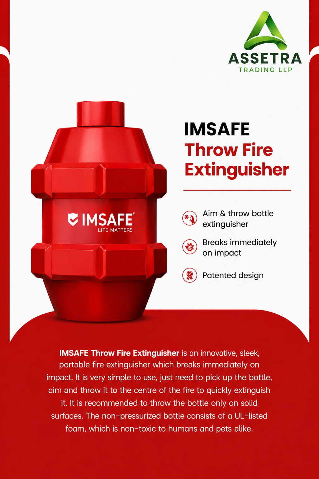 IMSAFE Throw Fire Extinguisher